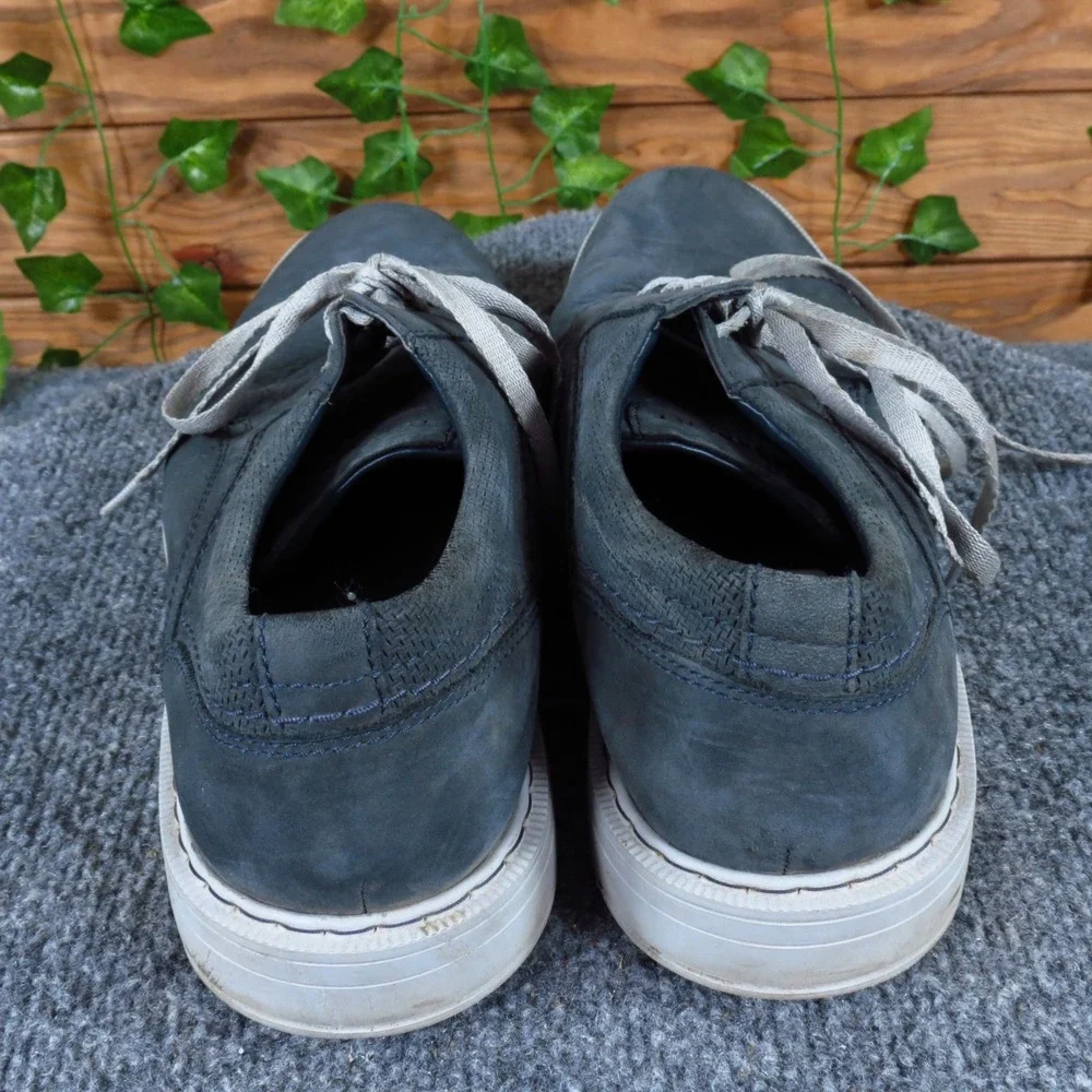Rockport TruTech Mens Casual Oxford Shoes Size 8 Everyday Comfort Navy Leather‎